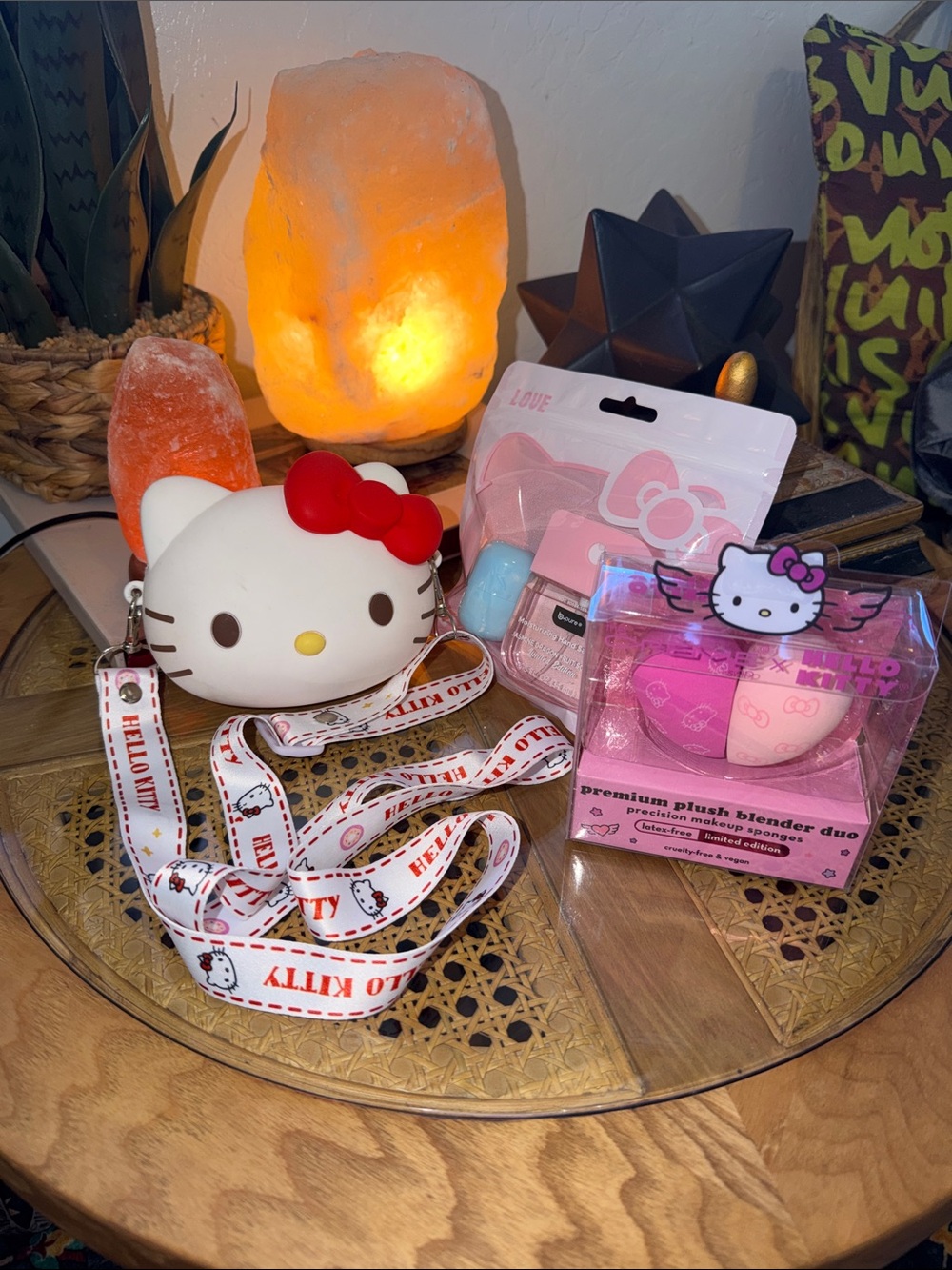 Hello Kitty crossbody Cosmetic Accessory bundle Set